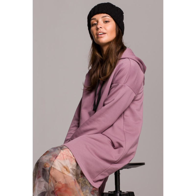 BK057 Pinta kepuraitė su atlenkimu - juoda