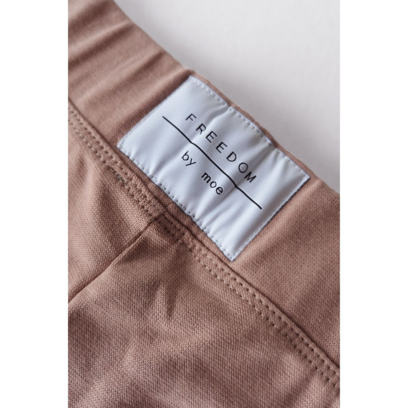 M593 Krótkie Legginsy Typu Kolarki - mokka