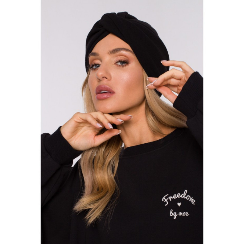 M601 Czapka Typu Turban - czarna