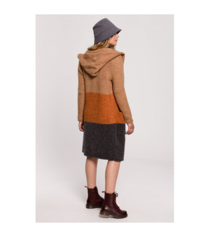 BK072 Kardigan w pasy wielokolorowe - model 4