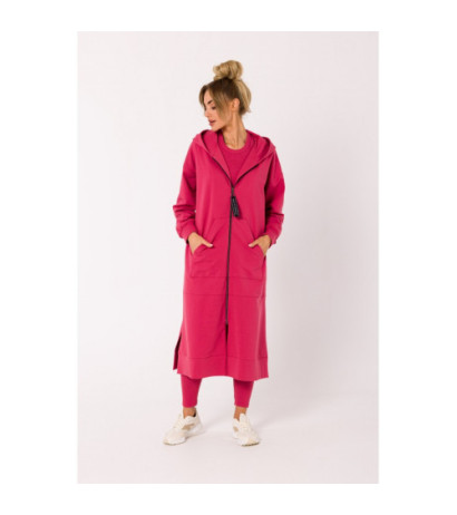 M729 Bluza długa jak parka...