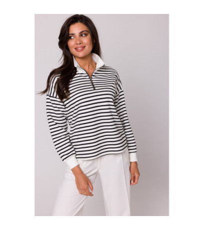 B250 Bluza w paski z...