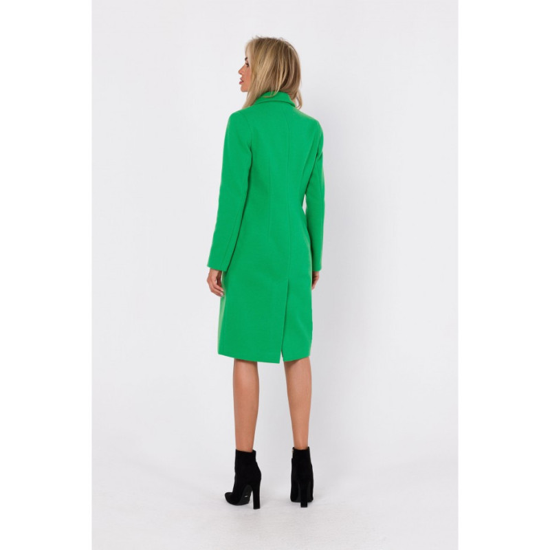 M758 Płaszcz zapinany - soczysta zieleń
