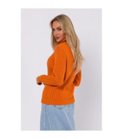 M771 Megztinis golfu kaklu - oranžinis