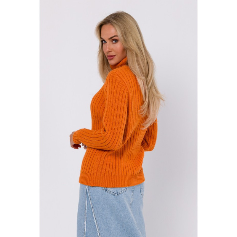 M771 Megztinis golfu kaklu - oranžinis