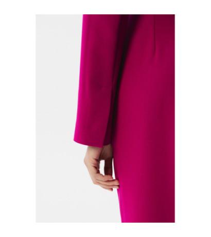 S352 Kombinezon z wiązaniem wokół talii - śliwkowy