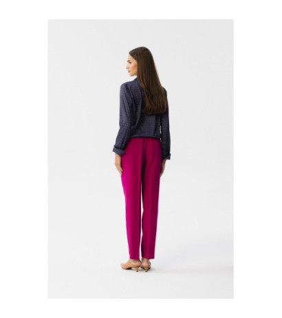 S357 Bluzka o fasonie kopertowym z nadrukiem - model 1