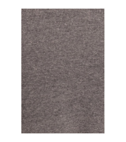 M821 Sukienka prążkowana z poszerzonymi rękawami - szary melanż