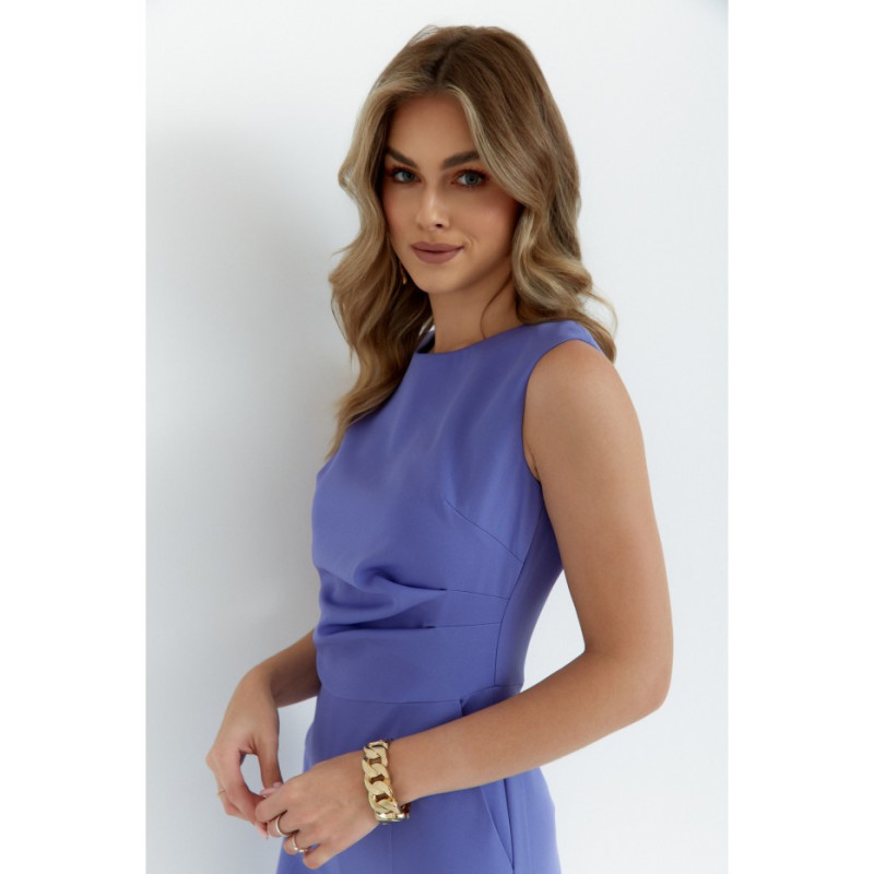 S115 Kombinezon z szerokimi nogawkami - jasnofioletowy