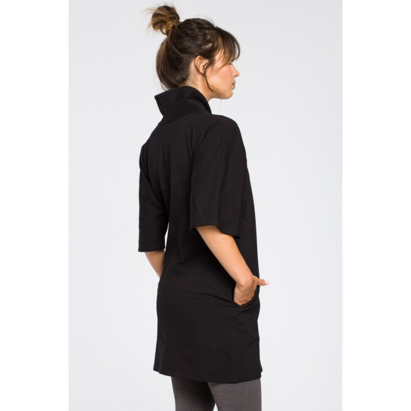 B043 Šiuolaikinė kimono tunika - juoda