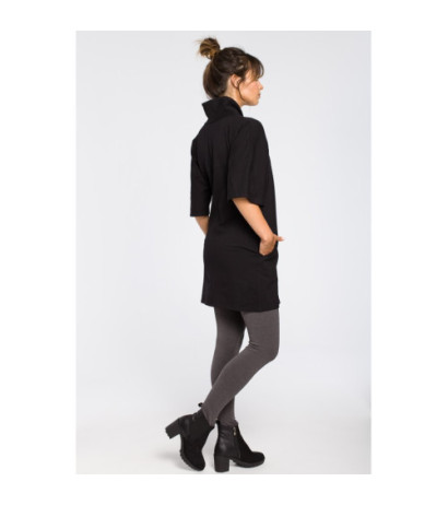 B043 Šiuolaikinė kimono tunika - juoda