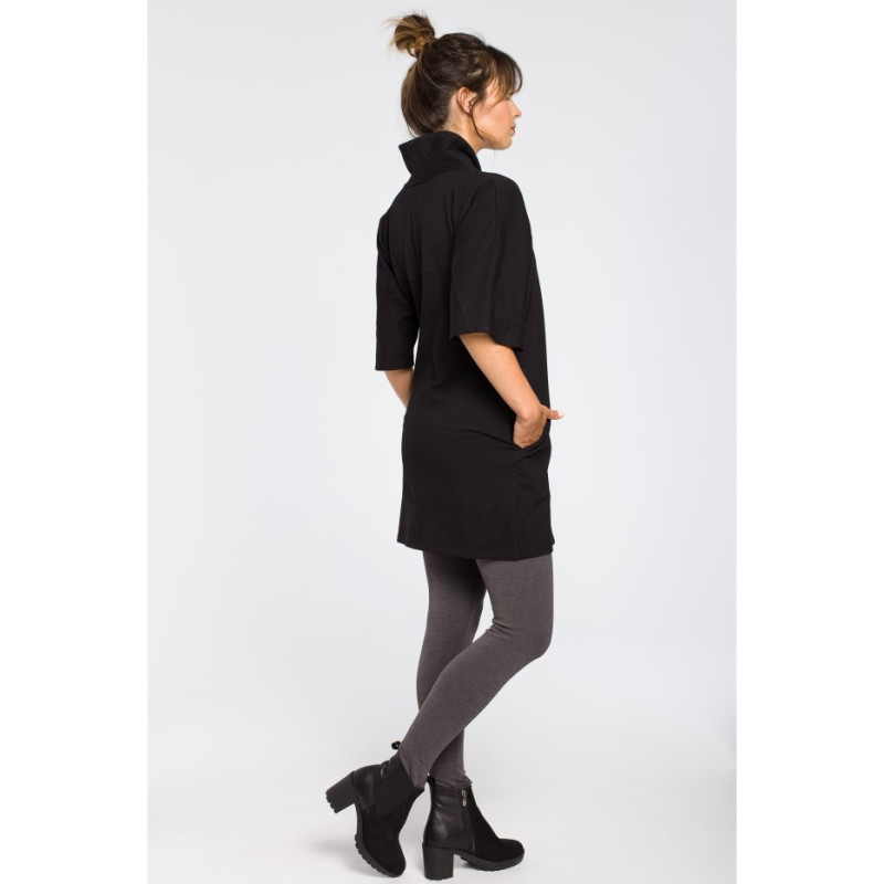 B043 Šiuolaikinė kimono tunika - juoda