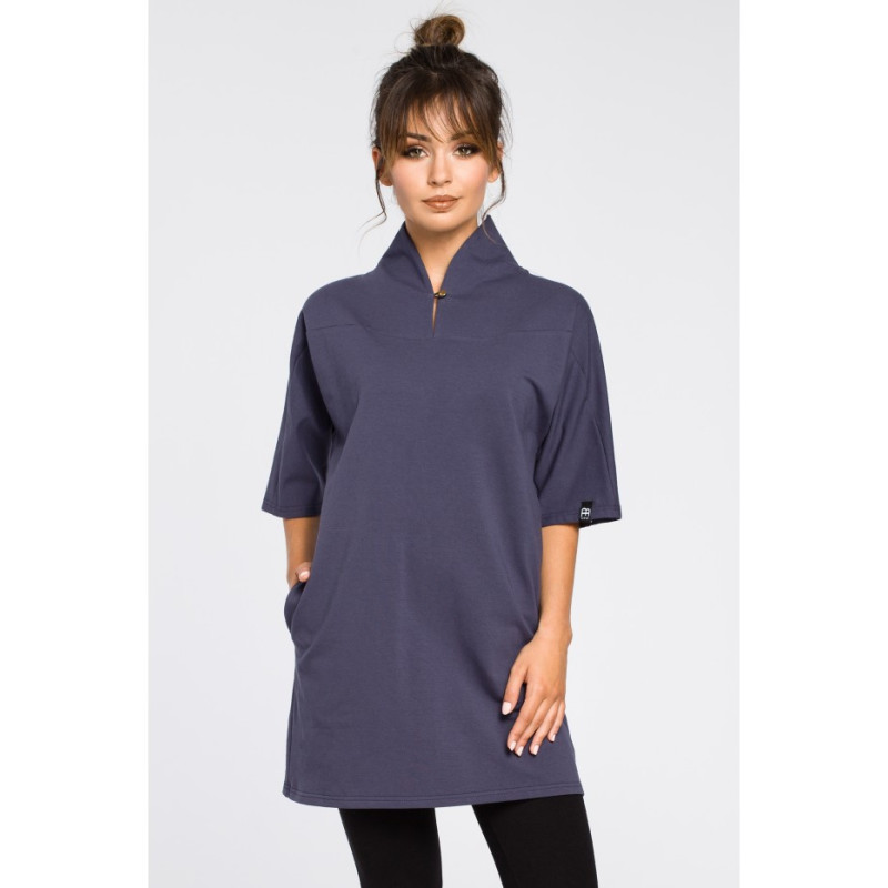 B043 Šiuolaikinė kimono tunika - mėlyna