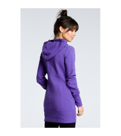 B072 Tunika su gobtuvu - violetinė