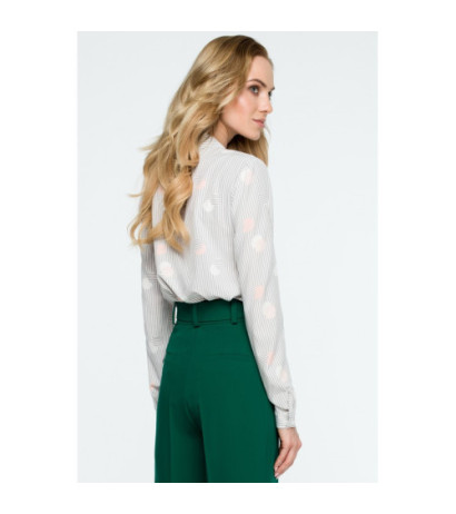 S129 Bluzka z wiązaniem pod szyją - model 2