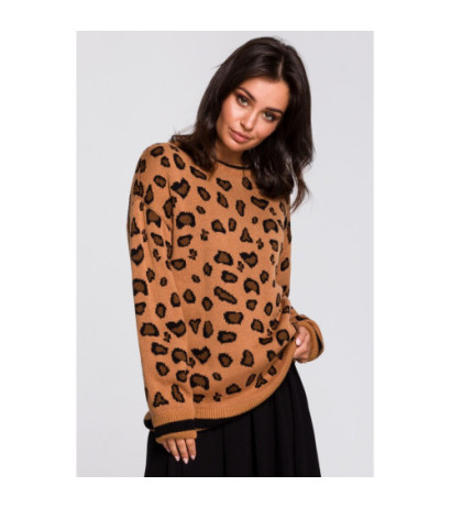 BK029 Sweter w lamparcie cętki - model 4