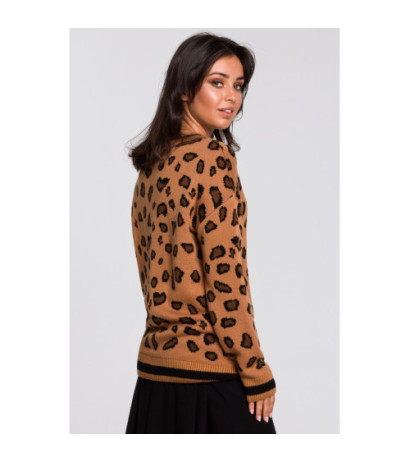 BK029 Sweter w lamparcie cętki - model 4