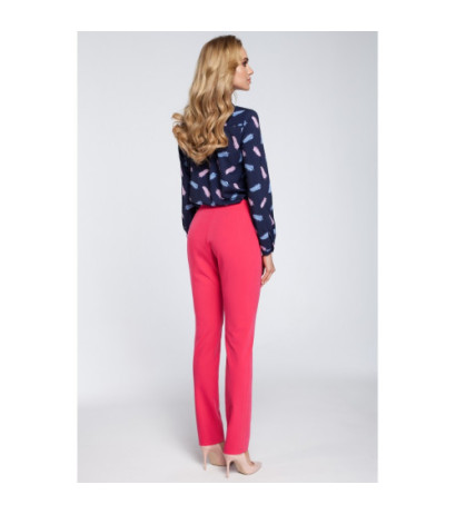 M303 Eleganckie spodnie cygaretki - różowe