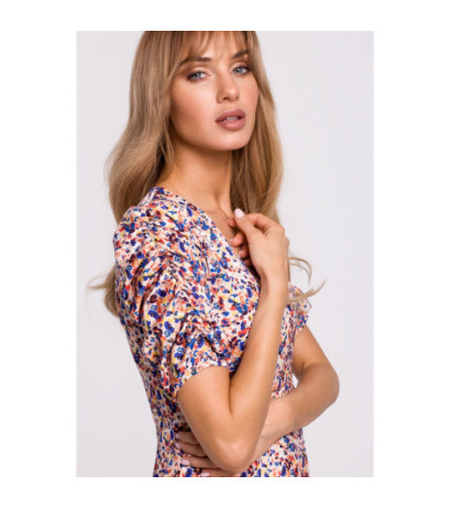 M506 Sukienka z marszczonymi rękawami - model 1