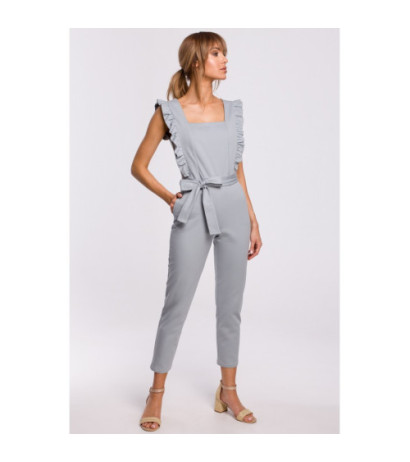 M507 Kombinezon z falbankami - kolor gołębi