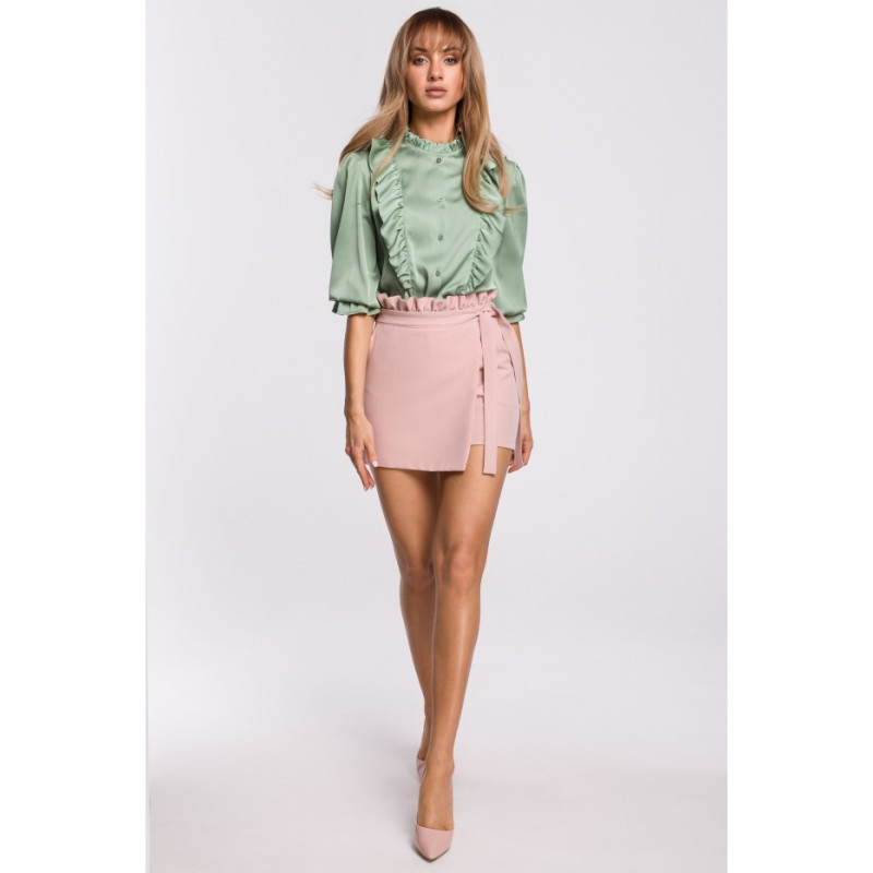 M515 Spódnico-spodnie szorty - pudrowe