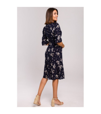 S223 Sukienka midi z guzikami - model 4