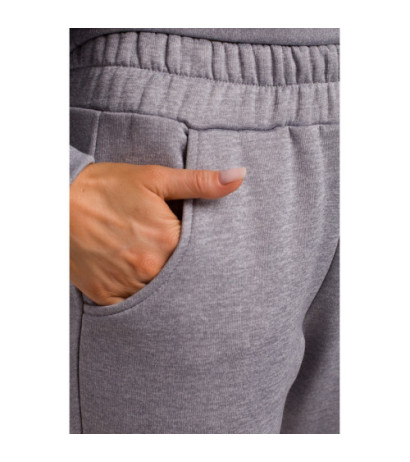 M535 Spodnie dresowe na gumie - stalowe