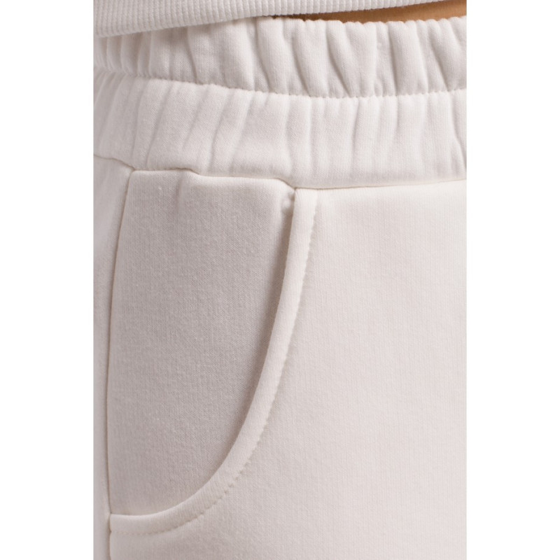 M535 Spodnie dresowe na gumie - ecru