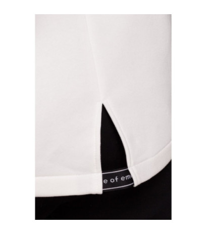 M550 Bluza z kapturem zasuwana na zamek - ecru