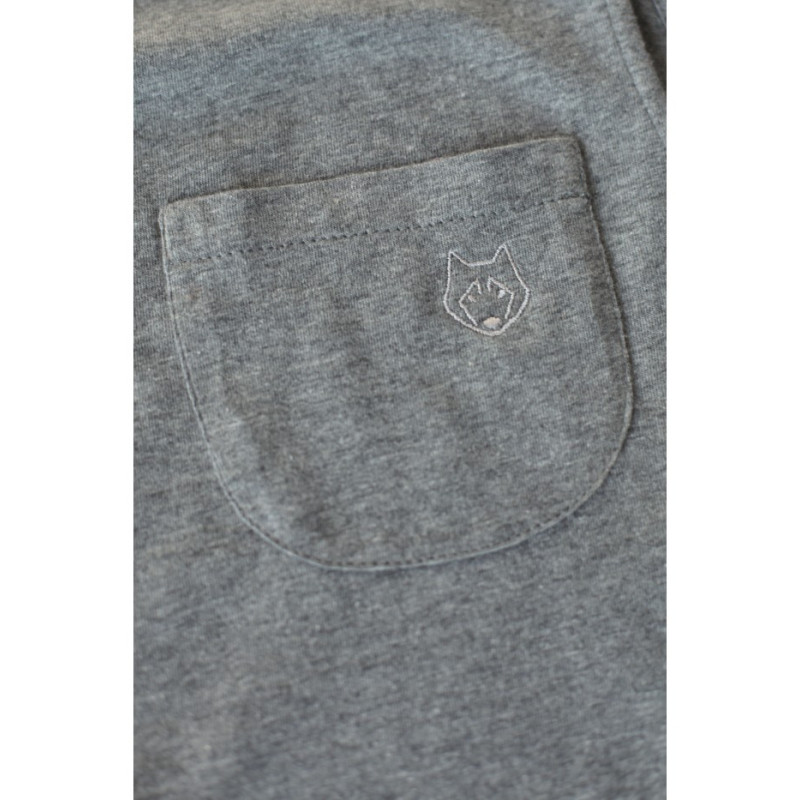 LA015 Bawełniany top do spania bez rękawów - szary