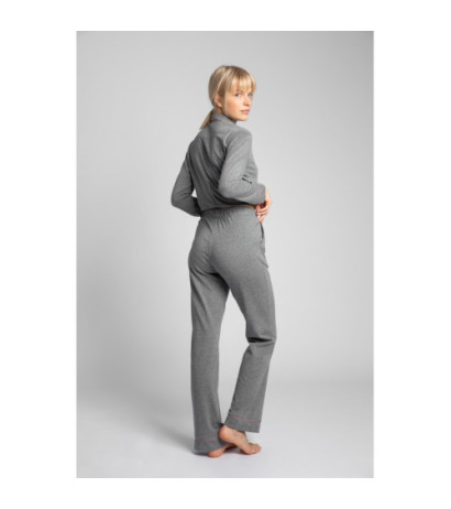 LA020 Bawełniane spodnie od piżamy - szare