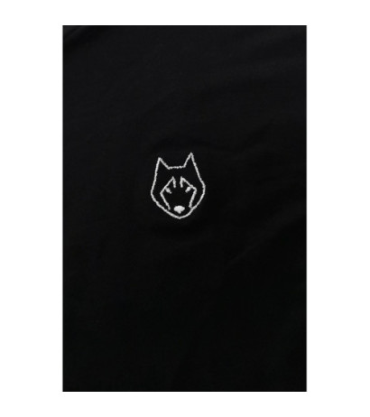 LA023 Top do spania bez rękawów z falbankami - czarny