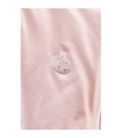 LA023 Top do spania bez rękawów z falbankami - różowy