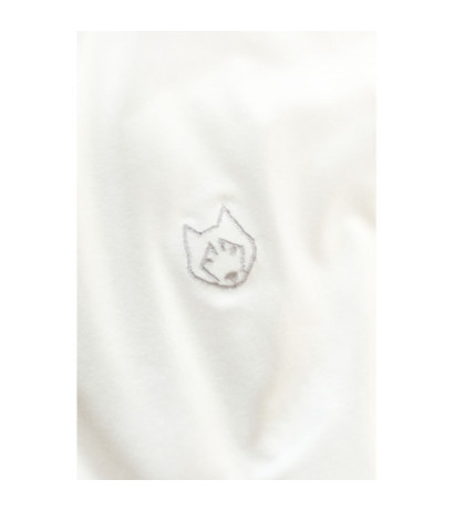 LA032 Wiskozowy szlafrok z paskiem - ecru