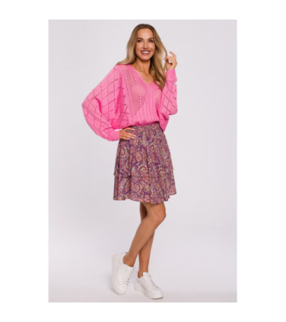 M577 Spódnica Z Dwóch Falban - model 2