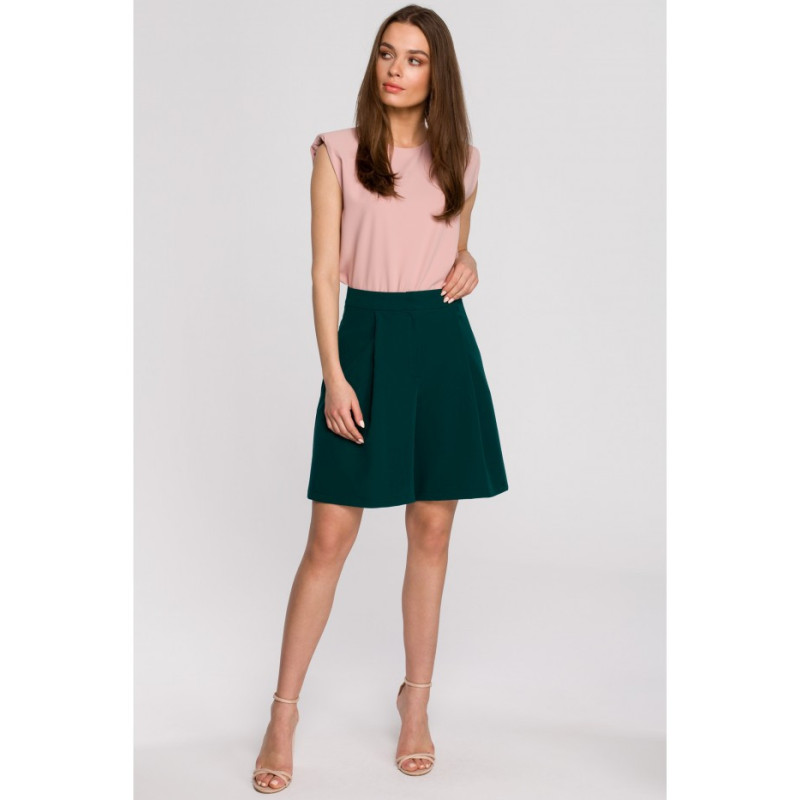 S266 Eleganckie szorty - zielone