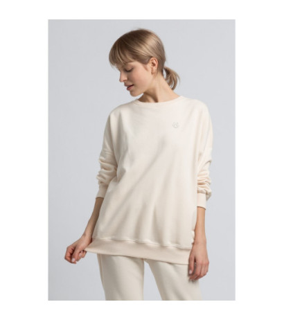 LA057 Bluza z wilkiem - waniliowa