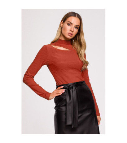 M608 Golf z wycięciem - ceglasty