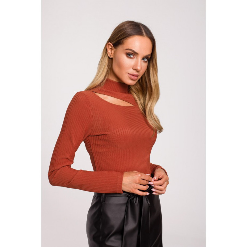 M608 Golf z wycięciem - ceglasty