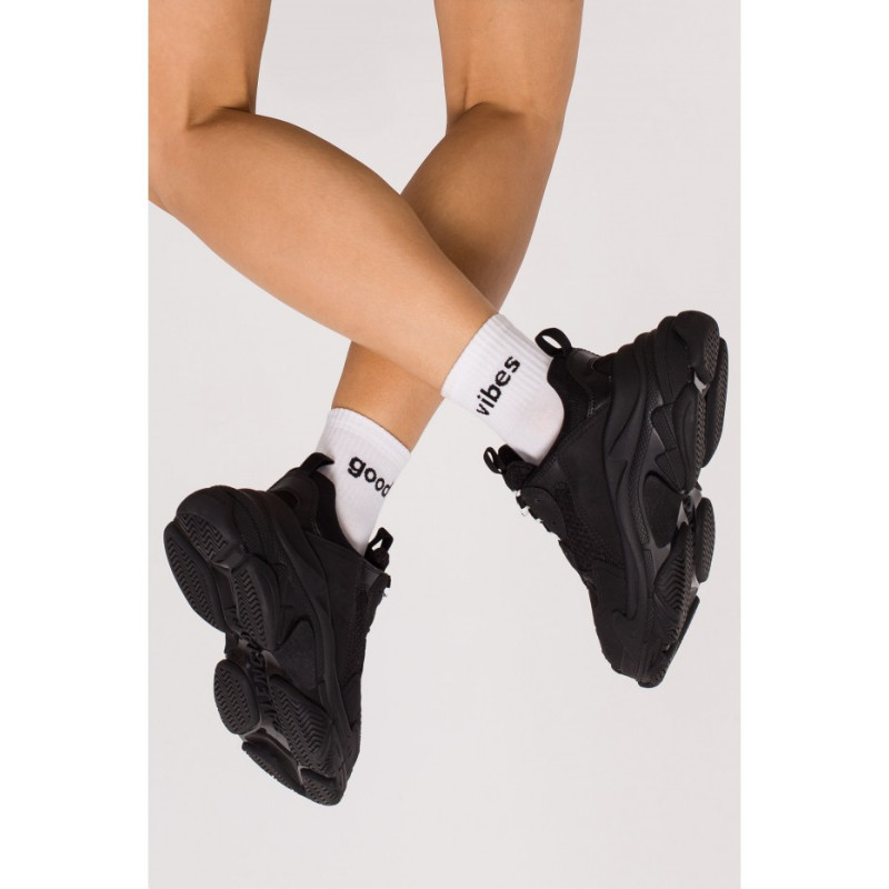 M628 Skarpety GOOD VIBES - białe