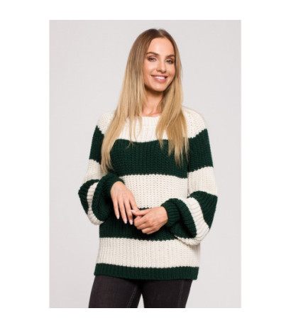 M632 Sweter w pasy - model 4