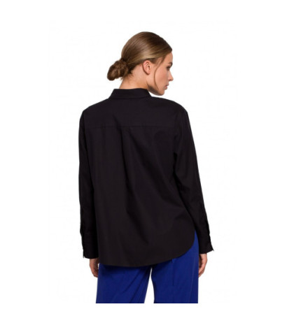 S276 Koszula klasyczna - czarna