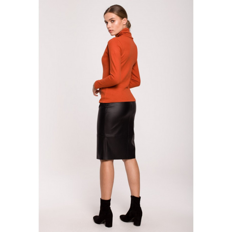 S278 Golf z marszczeniem na boku - rudy