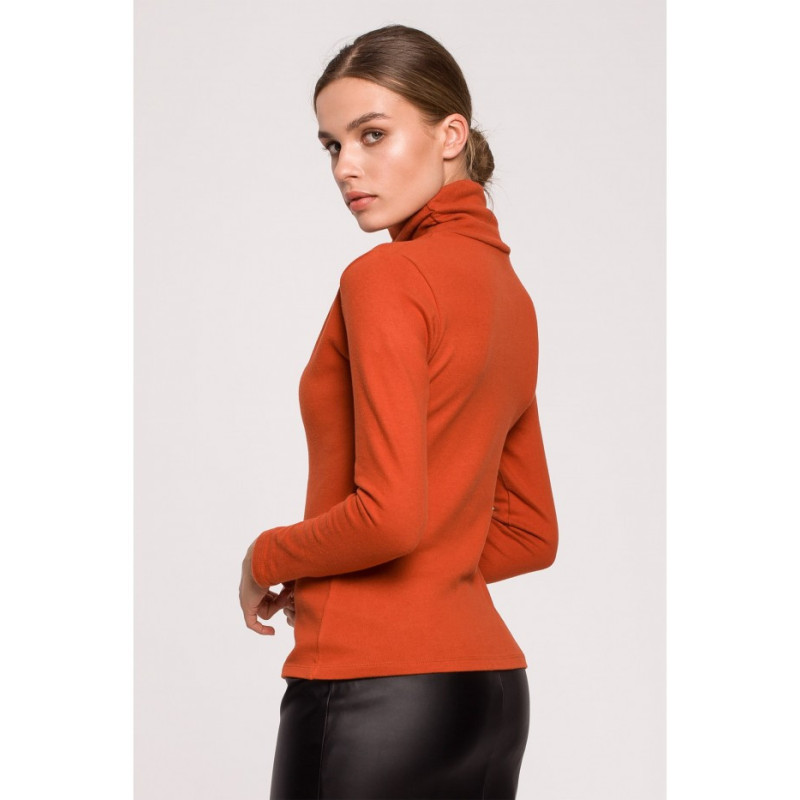 S278 Golf z marszczeniem na boku - rudy