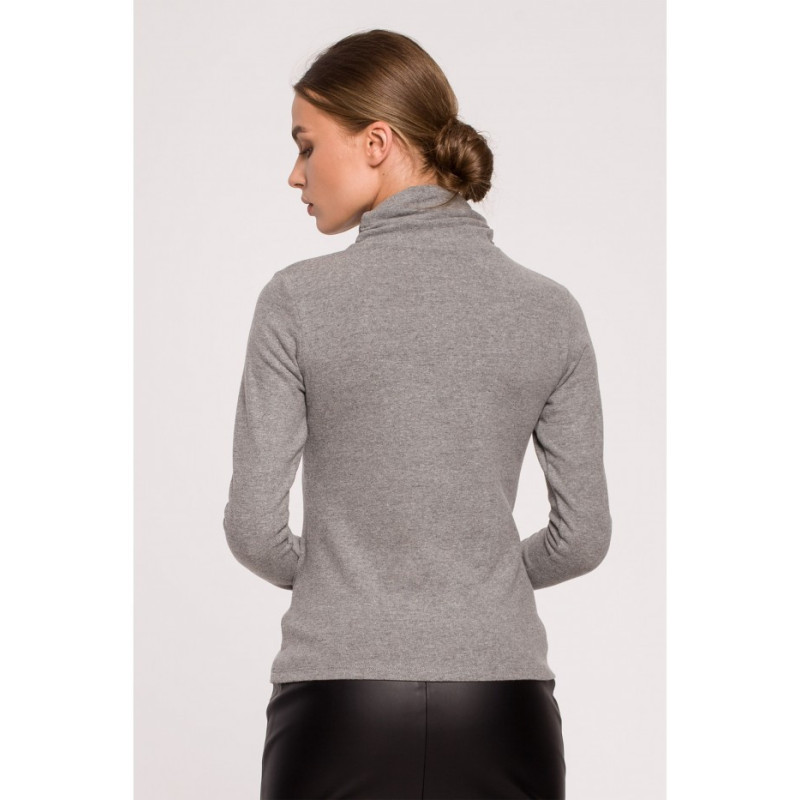 S278 Golf z marszczeniem na boku - szary