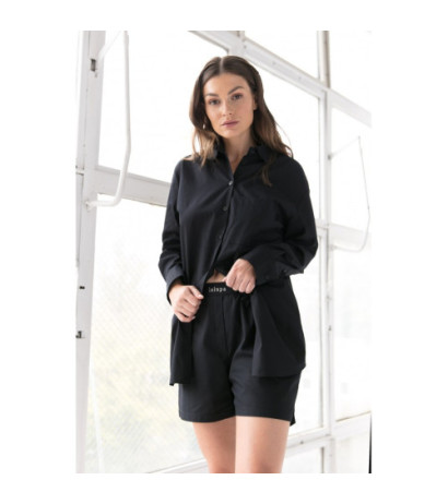 LA080 Szorty a la bokserki do spania - czarne