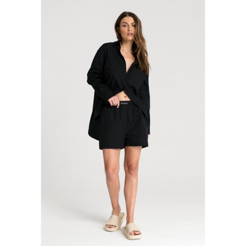 LA080 Szorty a la bokserki do spania - czarne