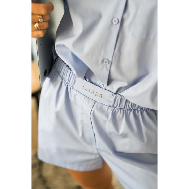 LA080 Szorty a la bokserki do spania - niebieskie