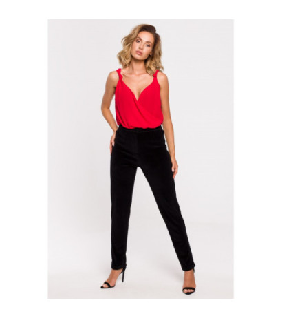 M649 Body szyfonowe - czerwone