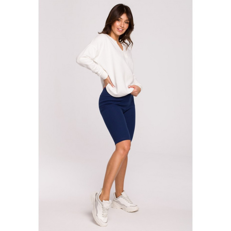 B231 Legginsy typu kolarki - atramentowe